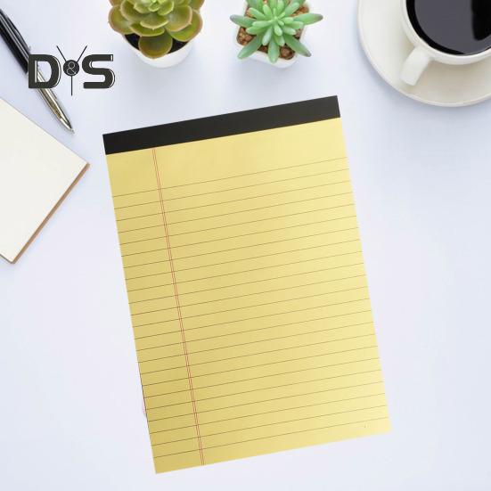 4Pcs Color Notepad 50 Sheets Printing Lined Paper Pads Duplex Printing Notebook Note-taking Paper Set Office Stationery Supplies