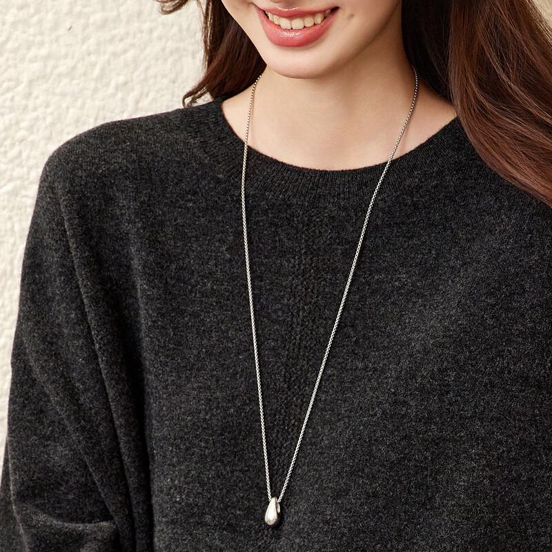 Women's 100% Wool Round Neck Sweater