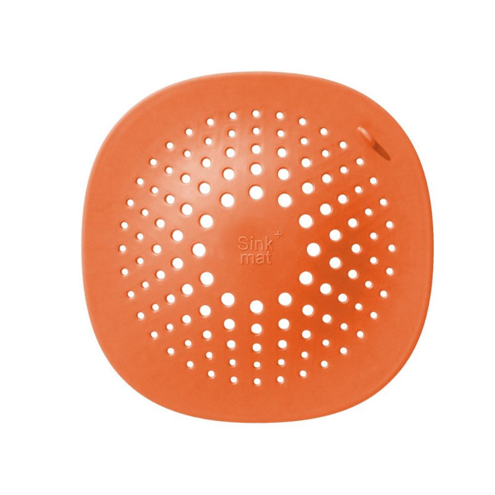 TPR Shower Drain Cover Non Slip Hair Drain Catcher Durable Sink Floor Drain  for Bathroom Kitchen