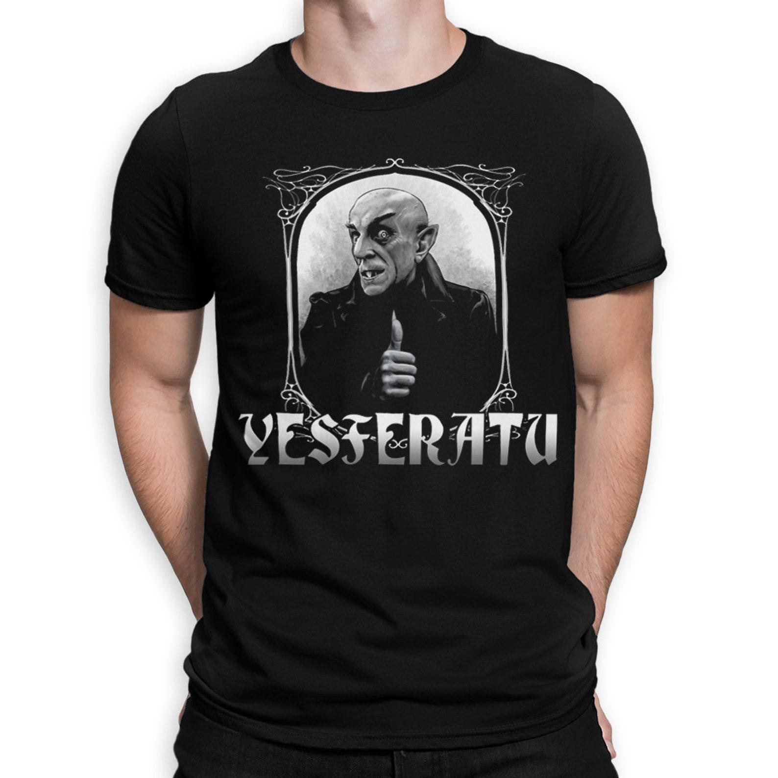 Yesferatu Funny T-Shirt, Nosferatu Vampire Shirt, Men s Women s Sizes (DSN-787387) 2XL