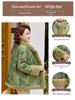 Reversible Fur & Leather Winter Coat for Middle-Aged and Elderly Women - Stylish Chinese-Style Mink Velvet Jacket