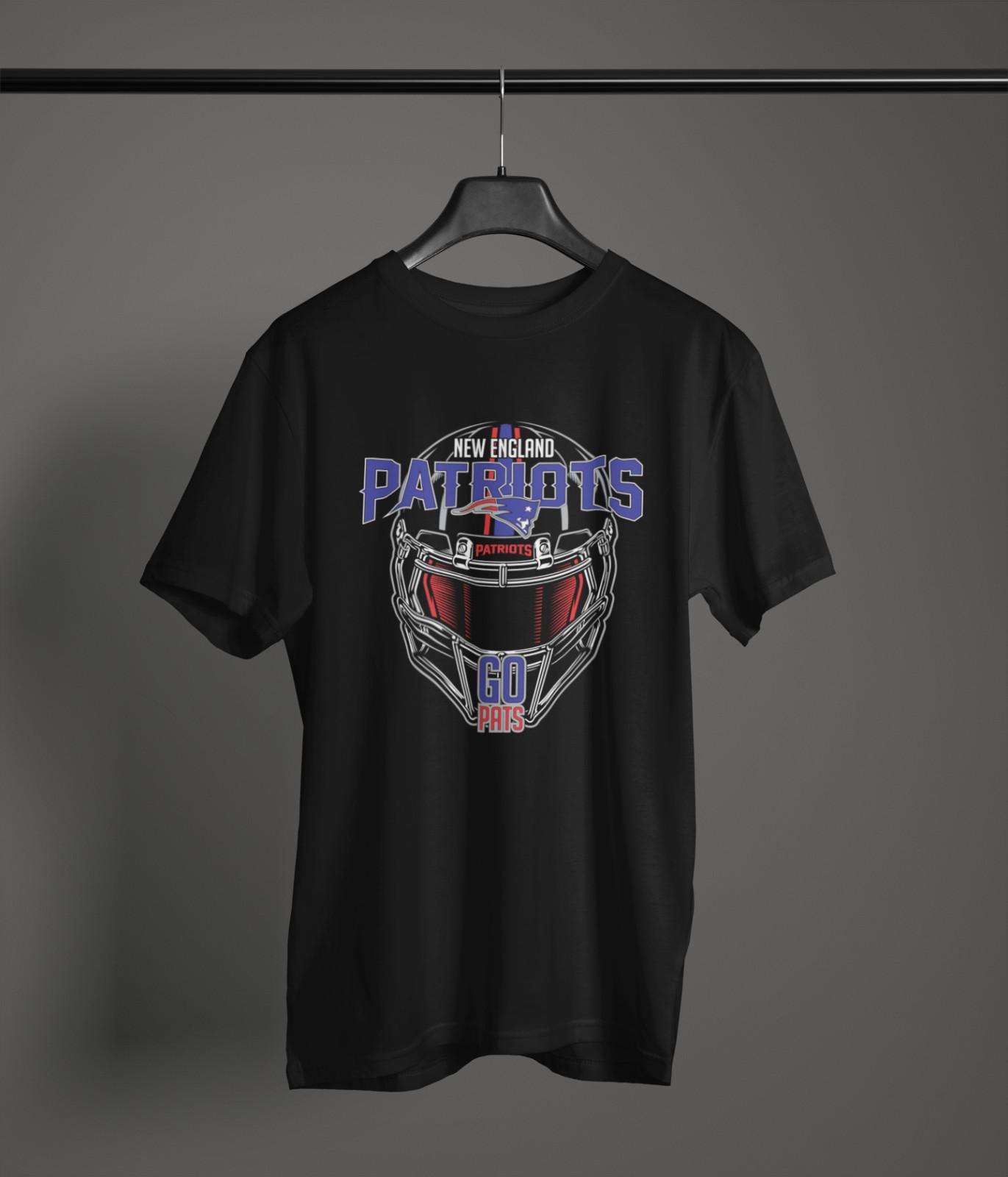 Графическая футболка с фан-артом New England Patriots • 100% хлопок Унисекс Футболка НФЛ S