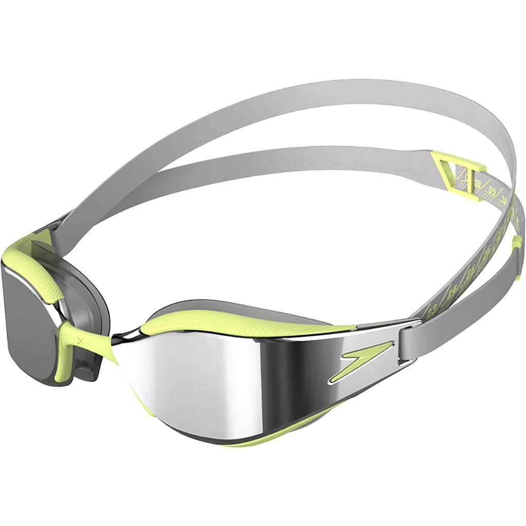 Speedo Fastskin Hyper Elite Mirror Swimming Goggles PC Lens Black