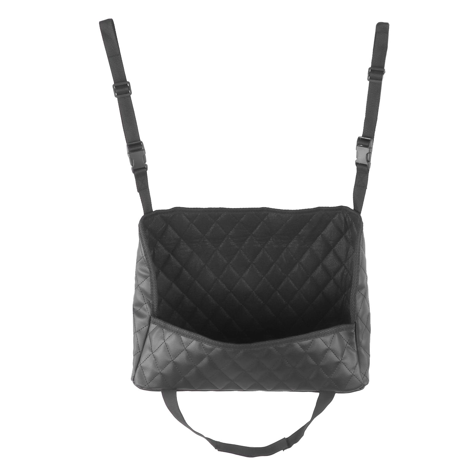 

Универсальная автомобильная сумка для хранения, большая вместимость, держатель для сумки, карман для сиденья из полиуретана между сиденьями