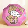 Kitty Leopard Print Umbrella: A Cute and Functional Companion for Outdoor Adventures, Perfect as a Gift 181