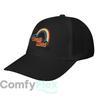 Rainbow  Death Metal Contrast Kitsch Emblem Design Baseball Cap Fashion Outdoor Sports Sunhat Unisex Snapback Cap WoUnisexs