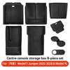 For Tesla Model 3/Y/YL Highland Juniper 2026 Center Armrest Hidden Storage Box Cup Holder Console Organizer Box Accessories