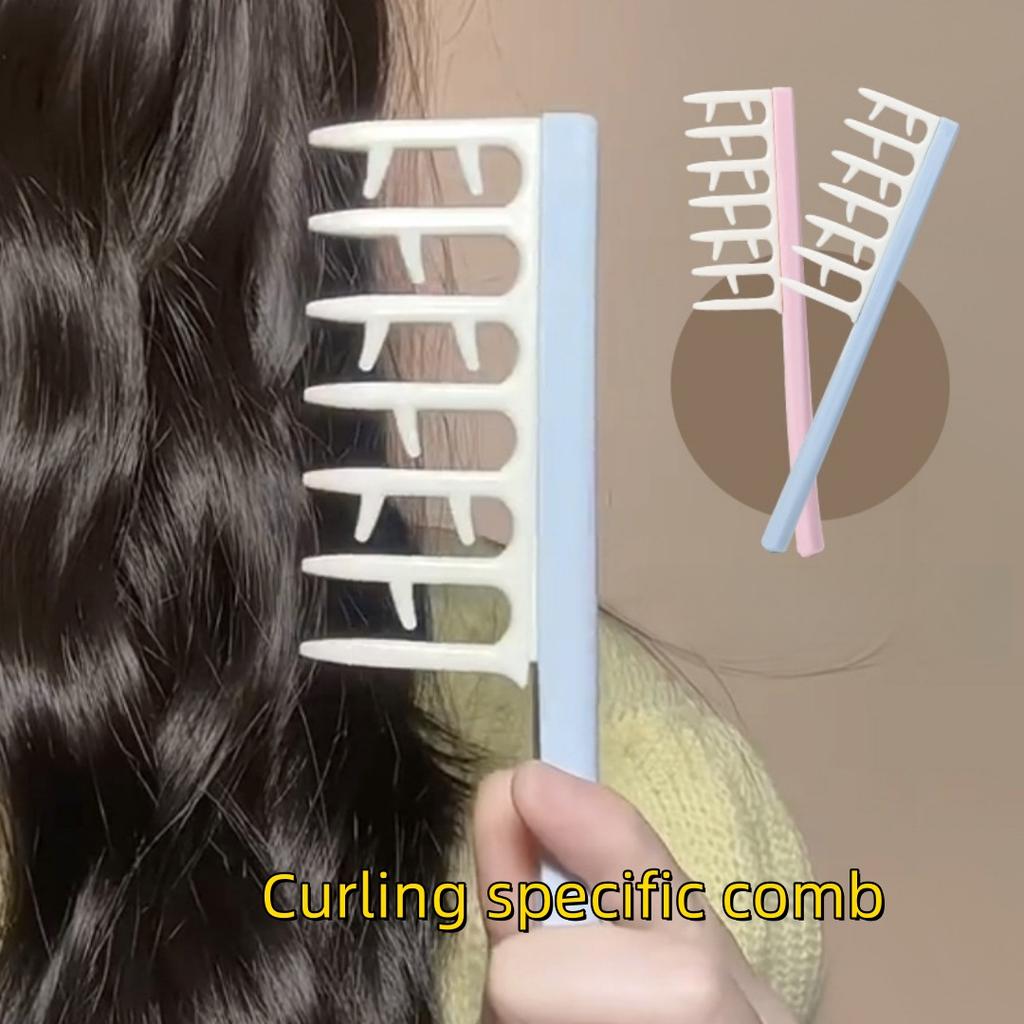 Antler Shape Hair Seam Comb Shaggy Hair Styling Tool Hairdressing Comb for Thick, Curly, Wavy or Long Hair Styling Accessories