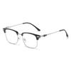 Luxus Halbbrille Blaulichtfilter Brille Herren Mode Quadratisch Oberrand Herrenbrille Tägliche Nutzung Computer Telefon Brille
