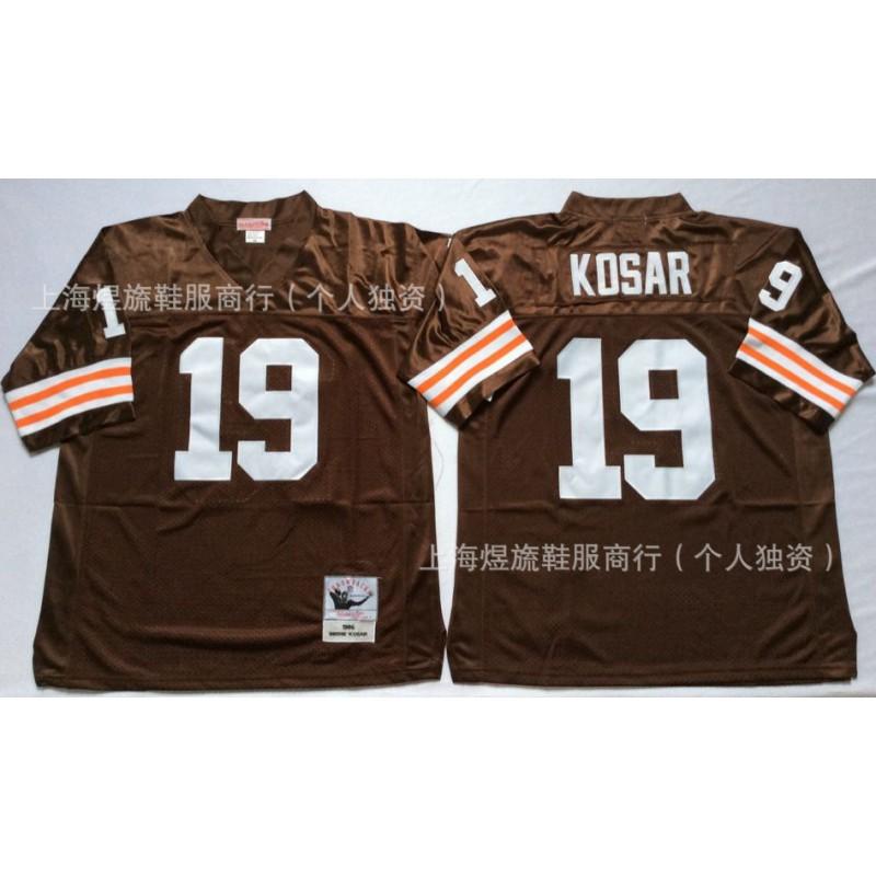 Cleveland Browns Retro Football Jersey 32 19MN NFL Style Fan Apparel Men Sports Team Support