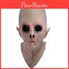 Läskig Latex UFO-utomjording Huvud Helmask För Halloween Kostymfest Roligt Och Spännande