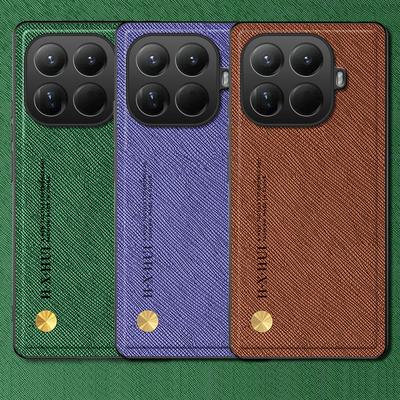 Built-in Magnetic Absorption Case for Xiaomi 15T Pro 15t Mi 15 14T Pro 14 Ultra 13T Pro 13 12s 12 Car Holder Plain Leather Cover