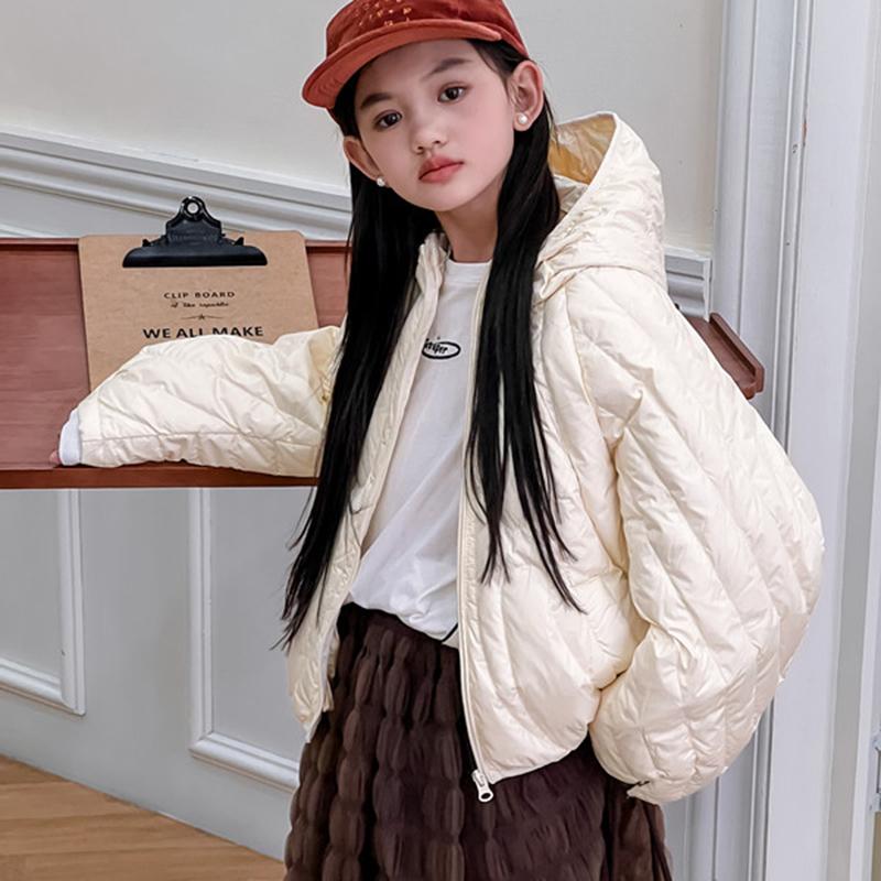 Copii Imbracaminte exterioara de puf pentru copii Haine de iarna Adolescente Fete Parka Captusita din bumbac Paltoane Se ingroasa Print cald Jachete casual