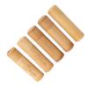 5pcs 12cm Length Travel Bamboo Tea Canister Tea Storage Container Jar for Coffee Beans Nuts 2pcs Bamboo Type 3pcs Blank