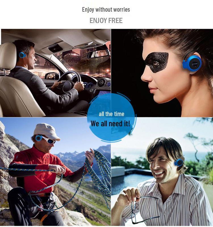 Foldable Bluetooth Wireless Headphones: Over-Ear, Dual-Ear, Music & Calls, Card Slot, Sports-Ready