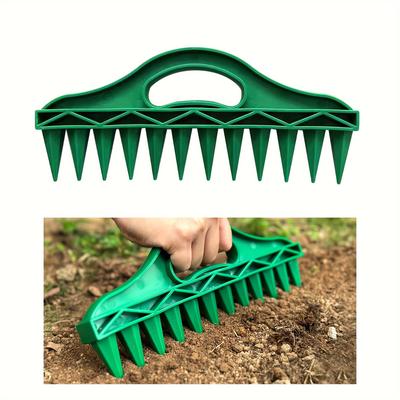 Garden Planting Dibber Tool Seed Spacing Hole Maker for Vegetable Seeding and Plant Growing