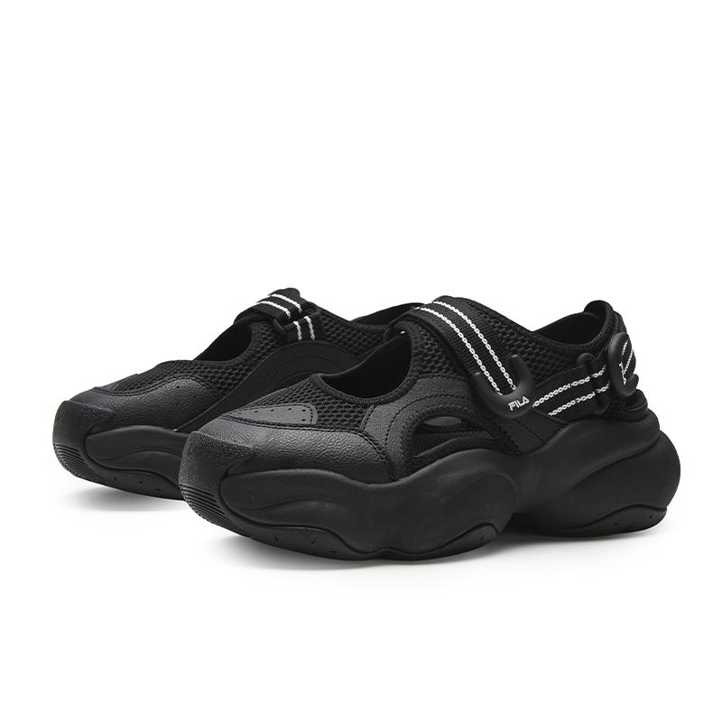 FILA BAGEL SANDAL River Trekking Shoes Women's Black/Standard White F12W622401FBC