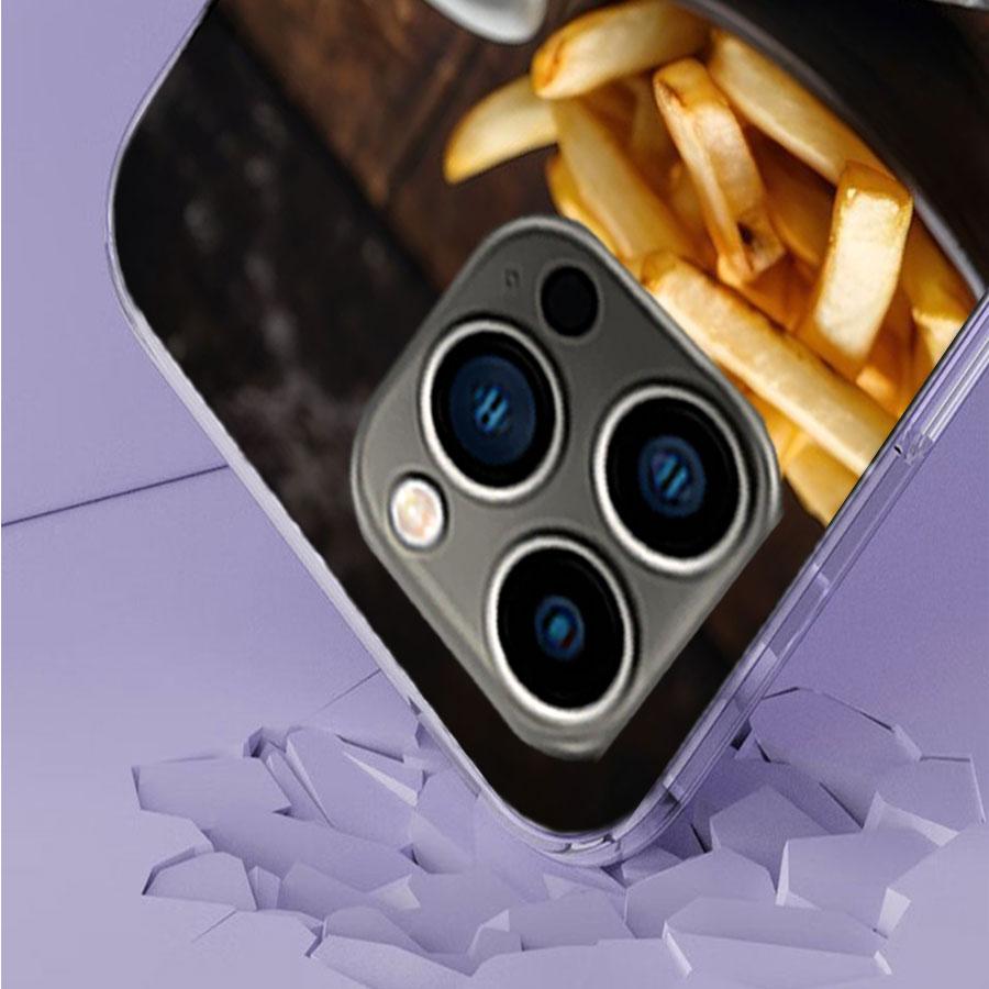 Käse Knuspriges Hähnchen Rindfleisch Verpackung Handyhülle Für Iphone 17 Air 15 Pro 14 Plus 16 Pro Max 17E 16E 12 13 Mini 11 Hülle Süß Fu