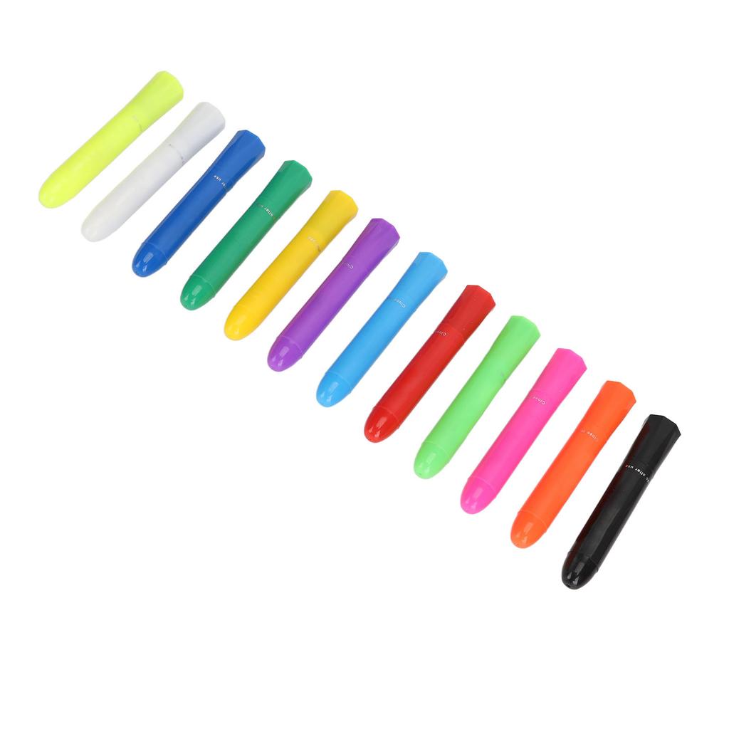 12 Colors Face Paint Crayons Set Vibrant Colors Easy to Remove Facial Painting Sticks Halloween Face Paint Kit