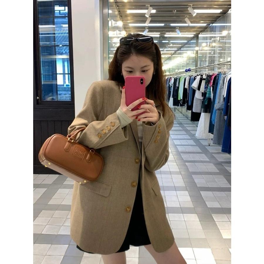 Petite Women Blazer Spring Autumn Korean Style Casual Office Jacket Slim Fit High Quality