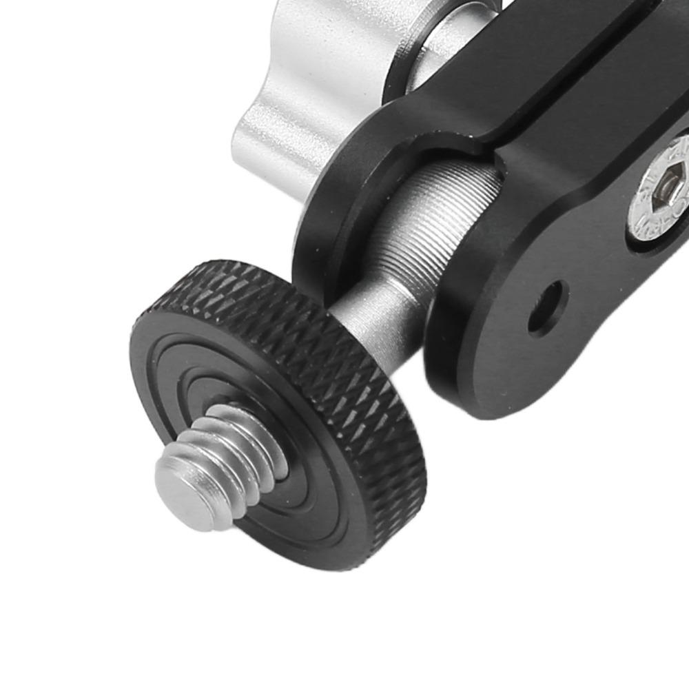 with 1/4 Inch 20 Threaded Screw Adapter Camera Extension Mount Bar  for Live Microphone