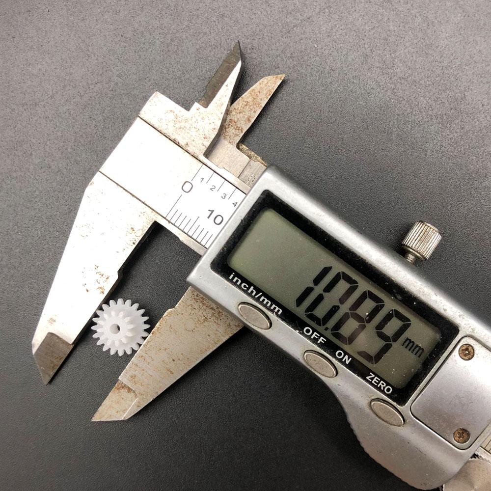 100x 20122A 20122B 20T + 12T 0.5 Modulus Plastic Double Gear Reduction Bilayer 0.5M Aperture 1.95mm 2mm 2A 2.05mm 2B Tight Loose