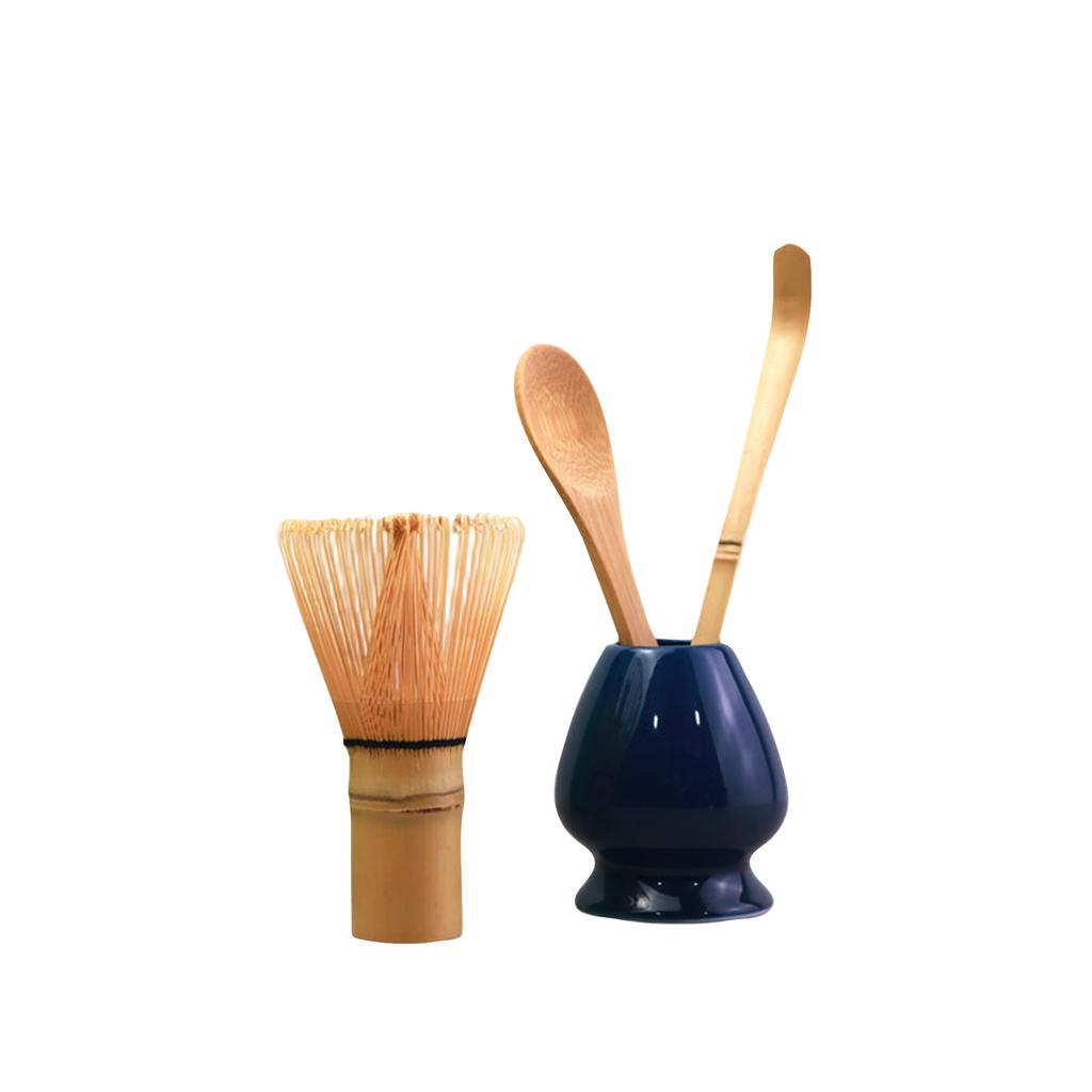 Japanese Matcha Tea Accessories, Matcha Whisk, Traditional Spoon, Teaspoon, Whisk Stand, The Perfect Set To Make A Traditional Cup Of Matcha