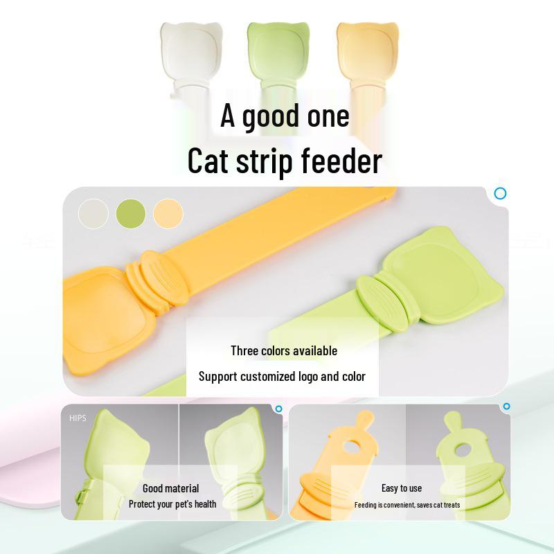 Cat Strip Feeder Squeeze Spoon Kitten Feeding Tool