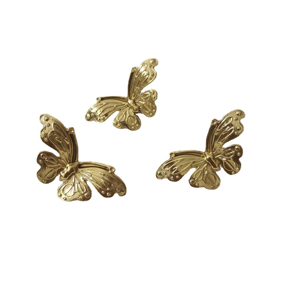 Brass Forged Butterfly Handle for Cabinets and Drawers