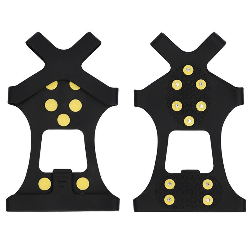 Silicone Ice Cleats: Outdoor Anti-Slip Shoe Covers with Spikes (8, 10, 24-Tooth & 5-Spike Options)