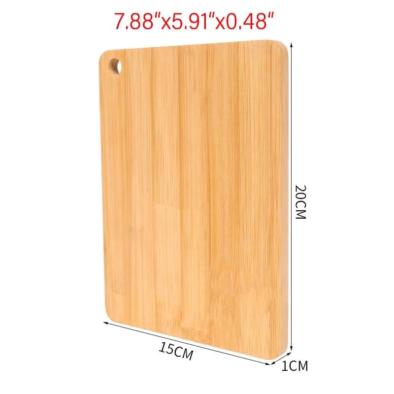 Wooden Cutting Board Double-sided Available Wooden Thickened Boards For Meat Fruit Vegetables Totally Bamboo Food Cutting Table