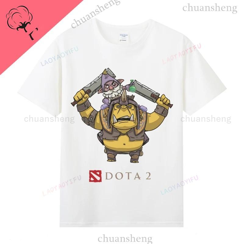Dota2 Gaming TShirt Game Hero Printed Tshirt Top Shadow Fiend Pudge Axe Slardar Sven Wraith King Cent Phoenix Unisex Clothing