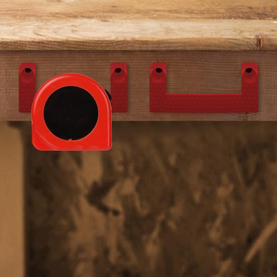 Тримач для рулетки з гвинтами Організація гаража Легка установка Зберігання рулетки