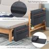 Multiple Pockets Bedside Hanging Organizer Felt Remote and Tissue Holder Bedside Storage Box  Sofa