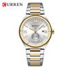 CURREN 8471 Men's Waterproof Quartz Sports Watch with Steel Band and Calendar