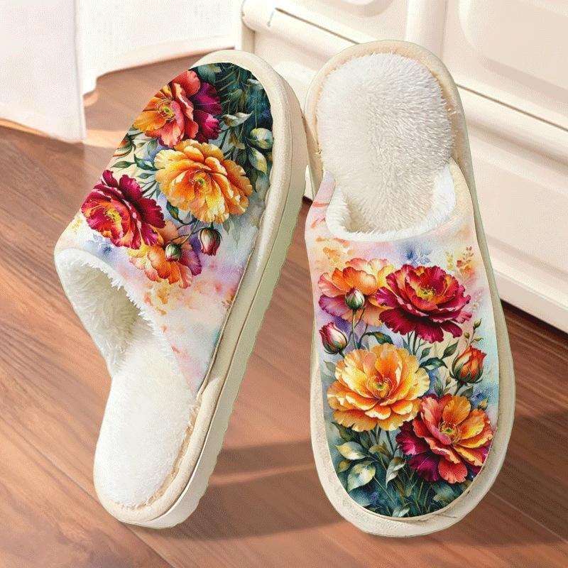 Baumwollschuhe - Warme und bequeme Freizeit-Hausschuhe für Herren - Hausschuhe für Damen