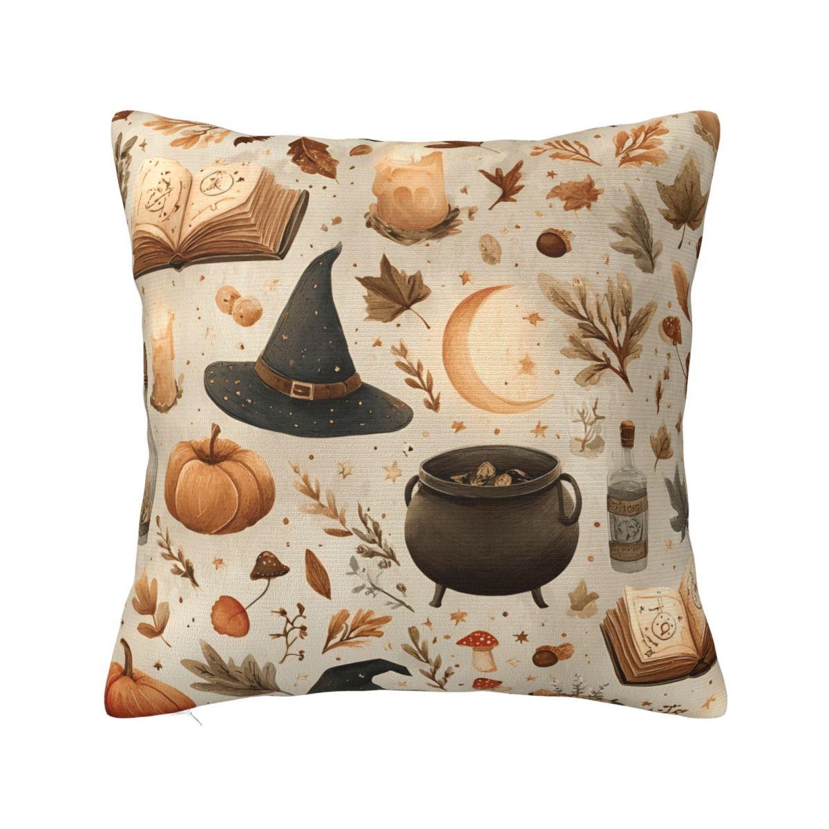 

Halloween Pumpkin Pattern Pillow Case Cushion Cover Polyester Graphic Pillow Cover Funny Pillowcases For Sofa Car Home Decor 30cmx30cm
