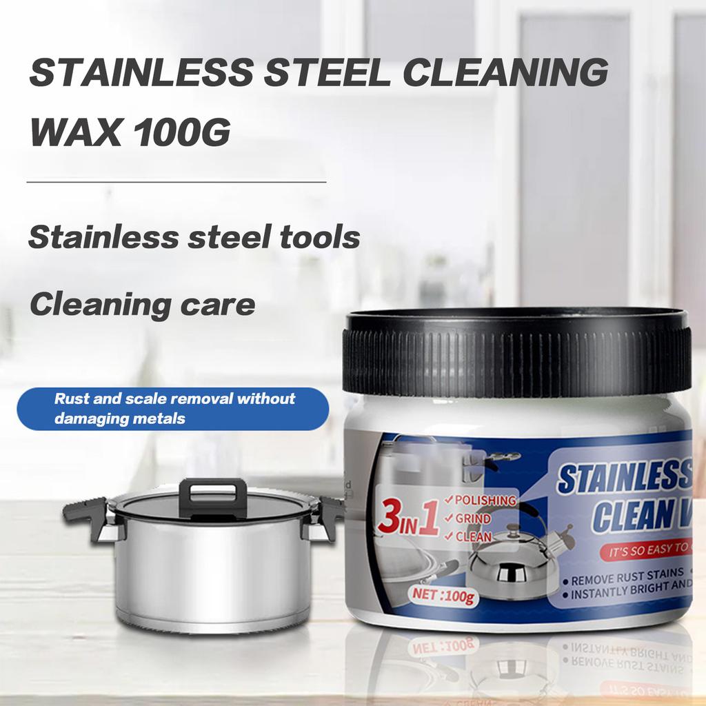 Stainless Steel Cleaning Paste with Non-abrasive Formula Cream Suitable for Household Kitchen