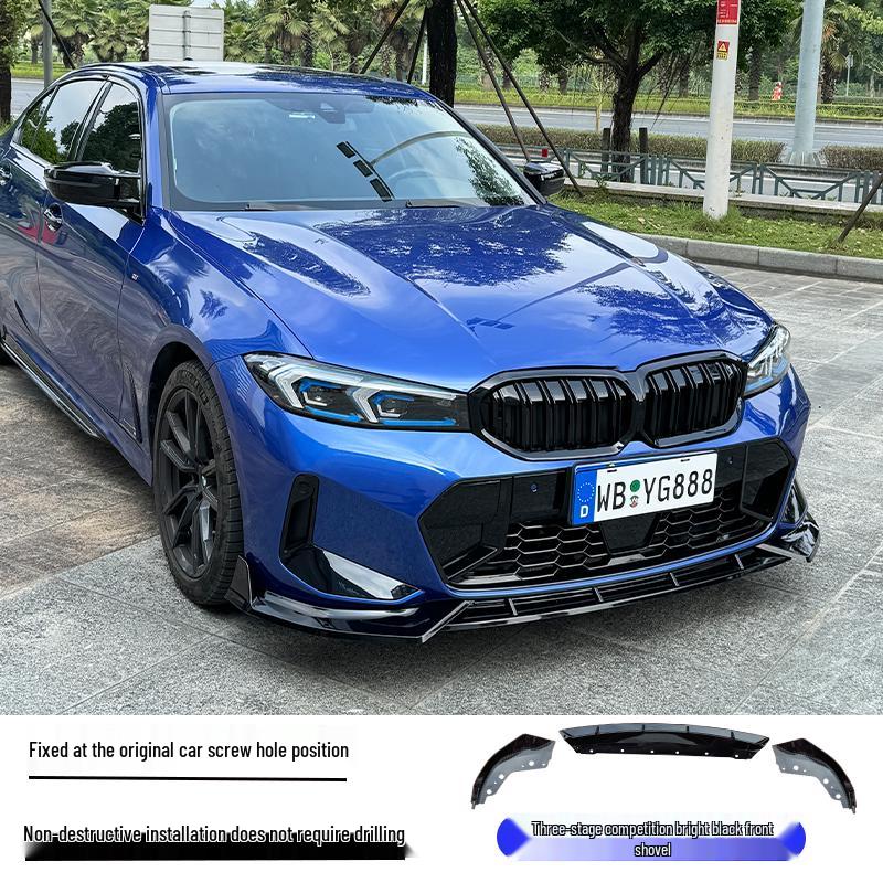 Front Lip & Bumper Kit for 20-25 BMW 3 Series - Black MP