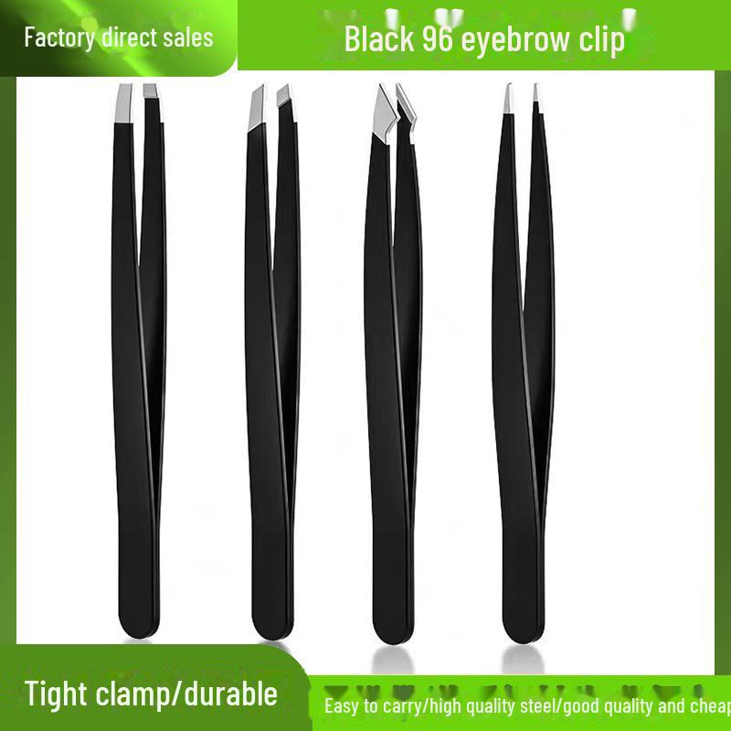 Pince à épiler de précision 96 pièces pour sourcils, barbe, cils et épilation - Outil unisexe