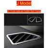 Car Styling Wind Volume Air Conditioning Switch Fan Buttons Covers Trim Stickers For BMW X5 X6 E70 E71 E72 Interior