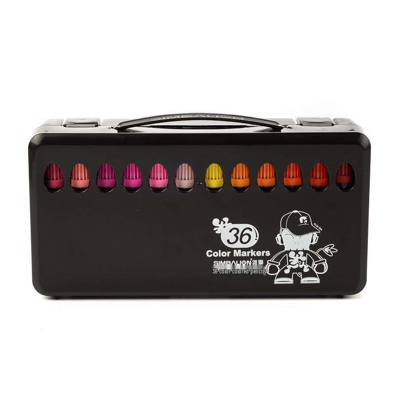 

Xiongshi 36-Color Thick Tip Watercolor Brush Pens Set for Beginners Colored Set
