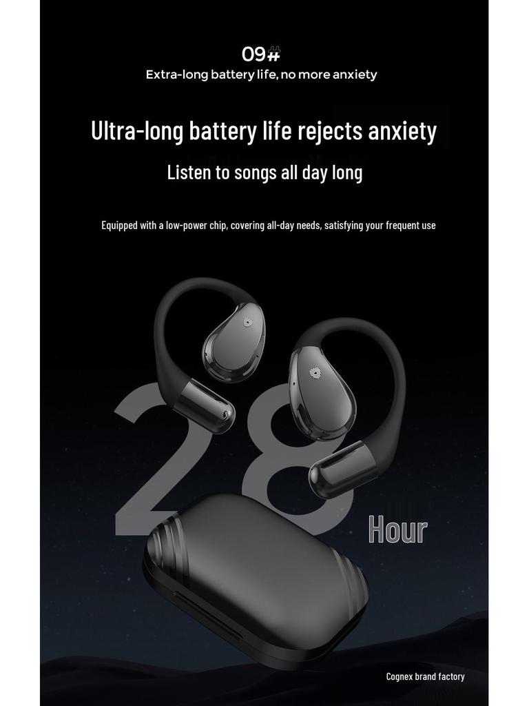 2026 New Model X5S Ear Hook Bluetooth V6.0 AI Translation Earphones