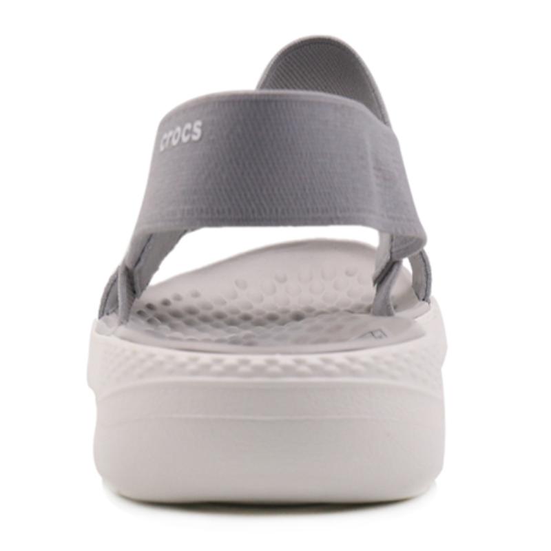 Crocs LiteRide Casual Sandals Women's Light Gray White