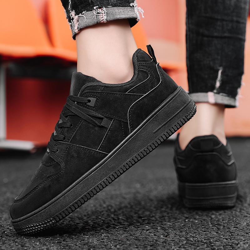 Herren Freizeitsneaker mit flachem Boden Outdoor Weich Bequem Jugend Laufschuhe Atmungsaktive Studenten Board Schuhe Zapatillas Hombre