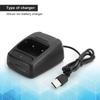 2pcs Interphone Walkie Talkie for Baofeng BF666S BF777S BF888S USB Charger  Battery Charger with Charging Indicator