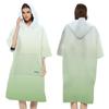 2025 Quick-Dry Hooded Swim Poncho with Zipper - Portable Bathrobe and Beach Towel