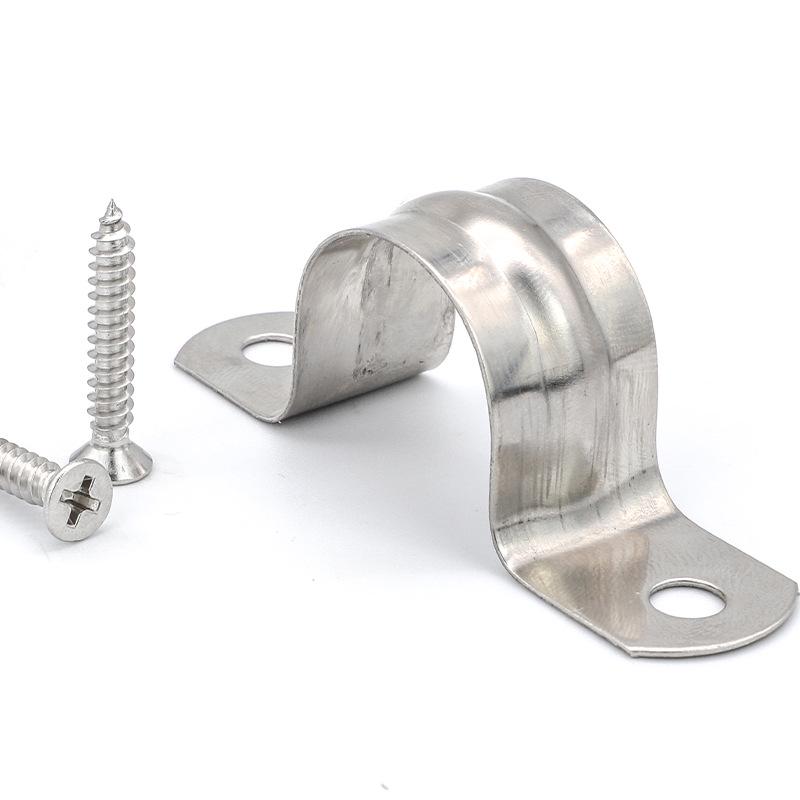 304 Stainless Steel U-Shaped Card Box Throat Clamps, 160PCS Set