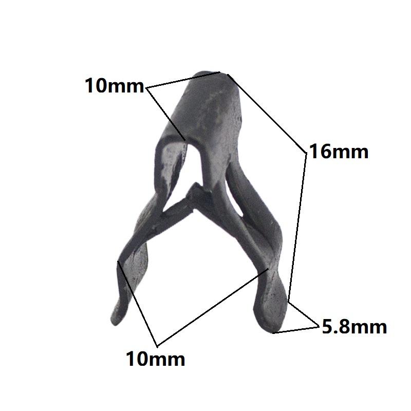 Metal Clips Retainer Instrument Panel Auto Fasteners Universal Car Radios Dashboard DVD Metal U Cord Lock Retaining Clip