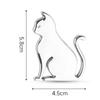 3D Metal Car Sticker - Metal Cat Adhesive Badge Emblem for Universal Cars, Moto Bikes & Decoration
